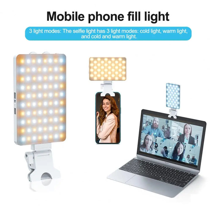 Portable Fill Light — Flicker-Free LED Selfie Light