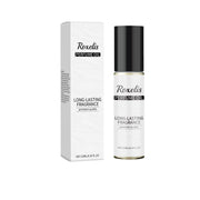 Roxelis Perfume Oil bottle and white box packaging displayed against white background