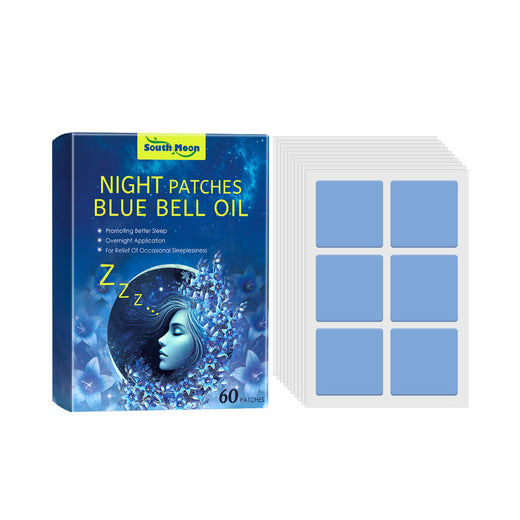 Blue Wind Chime Sleep Patch — Overnight Calm with Blue Bell