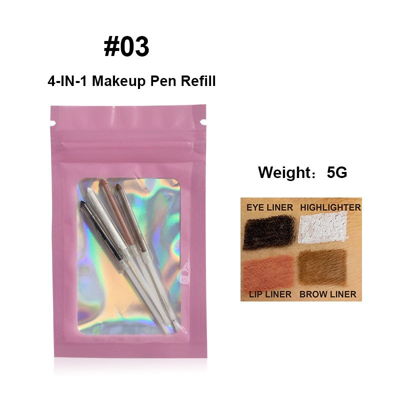 4-in-1 Makeup Pen for Brows, Eyes, Lips & Highlight