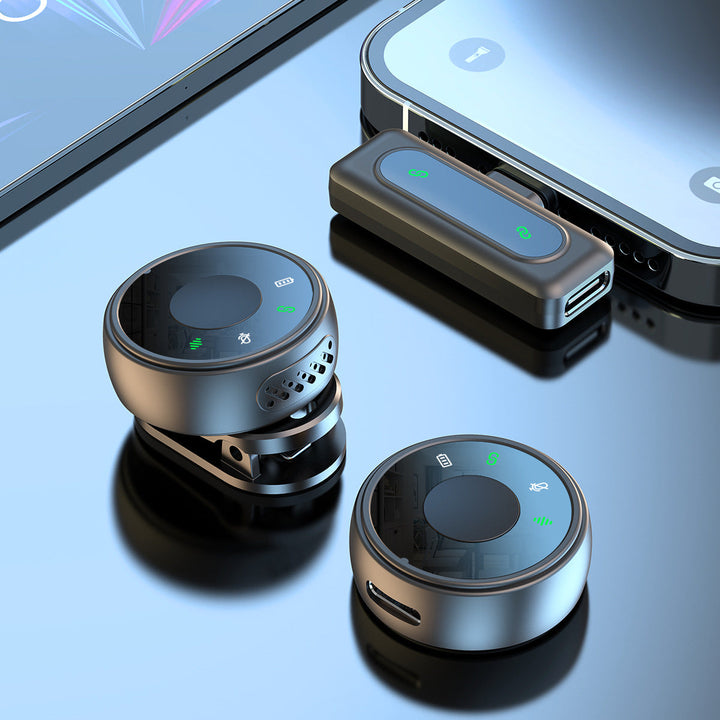 Wireless Lavalier Mic System — Noise-Cancelling Live