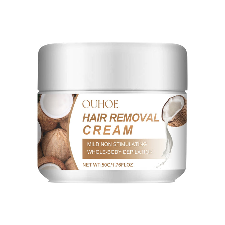 Coconut Hair Removal Cream for Sensitive Skin, Full Body