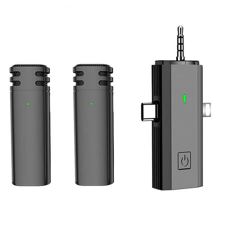 Lavalier Mic — Dual Wireless AI Noise Reduction for Creators