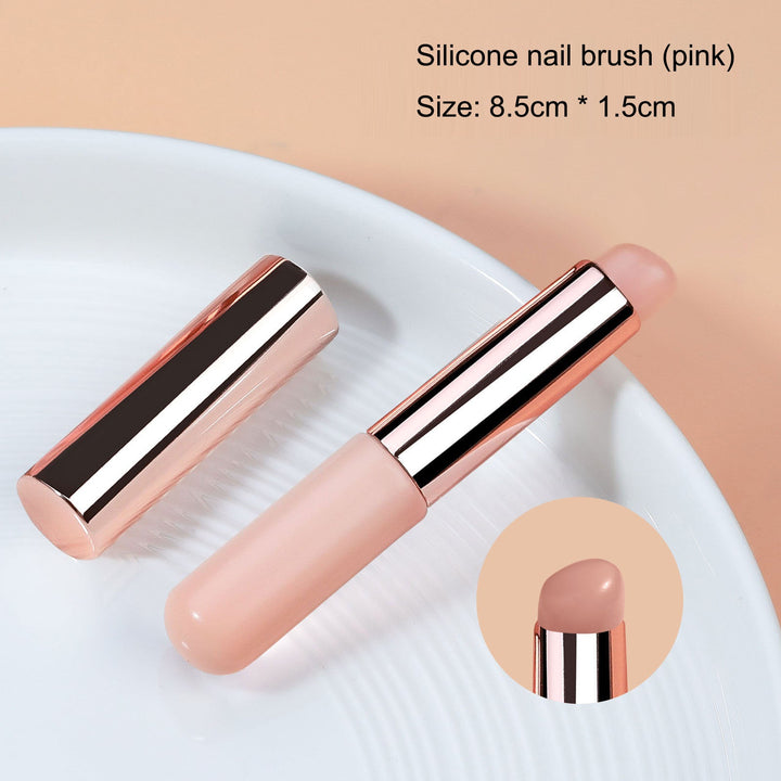 Silicone Nail Art Brush for Gradient & Mirror Effects
