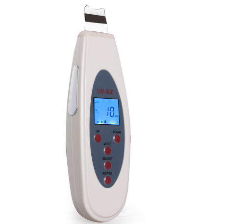 Ultrasonic Facial Skin Scrubber for Cleaner, Smoother Skin