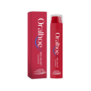 Red Velvet Toothpaste pump bottle with matching red box packaging on white background