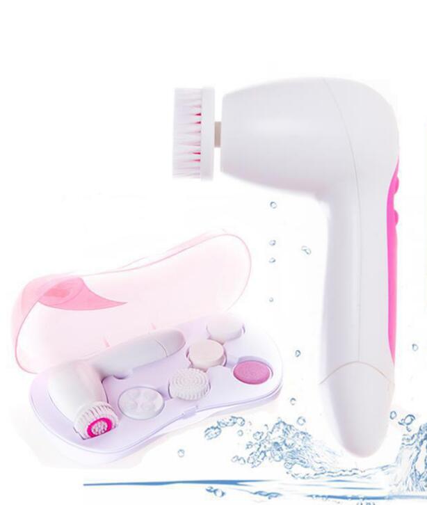 6-in-1 Electric Face Cleansing Brush — Acne & Blackhead