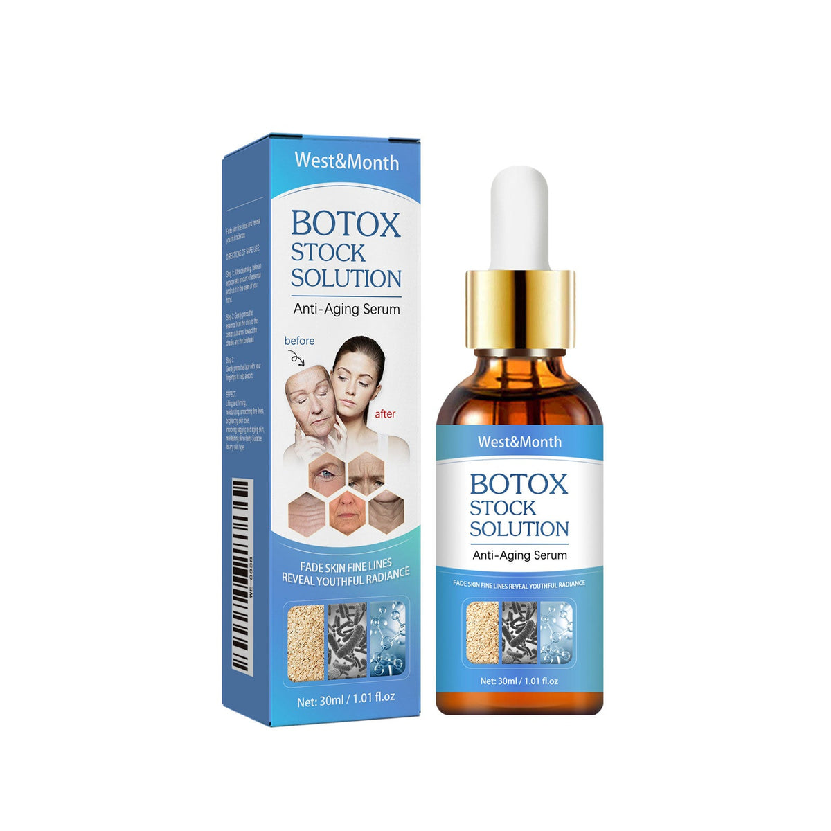 Collagen Face Essence Serum for Visible Fine Line Repair