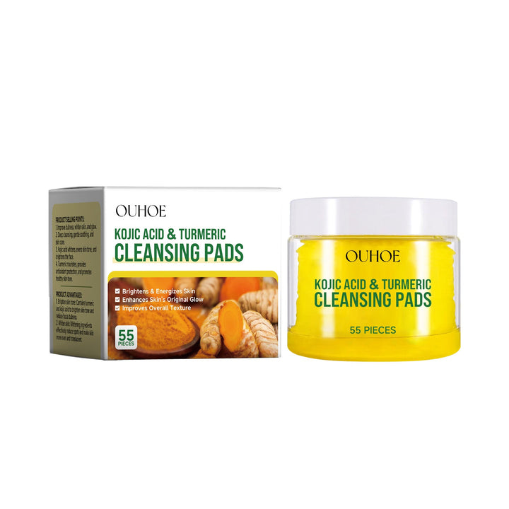 Turmeric Kojic Acid Cleansing Pads for Brighter Skin