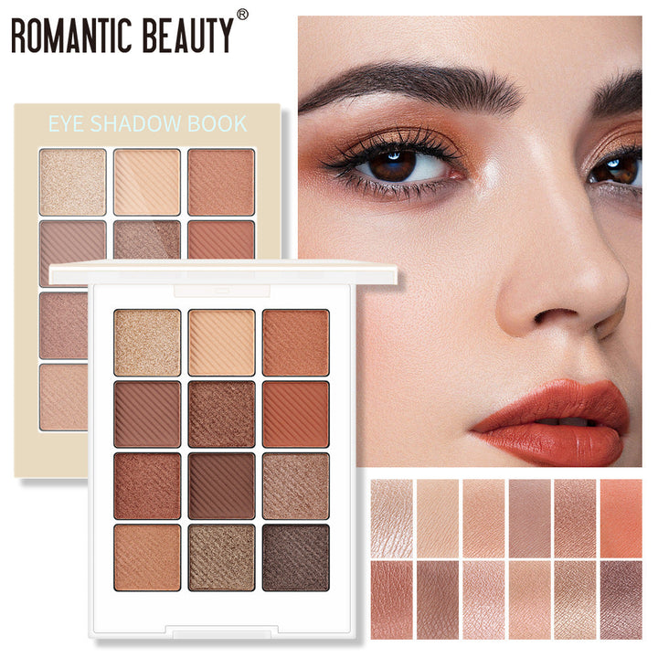 12-Color Eyeshadow Palette for Versatile Eye Looks