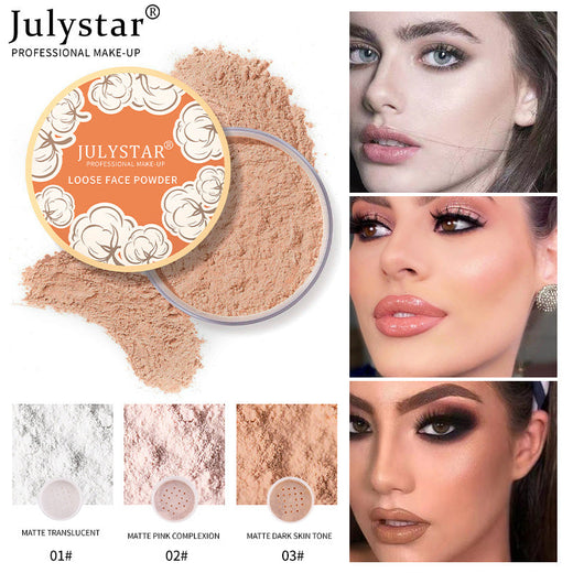 Loose Setting Powder for Matte, Shine-Free Makeup Finish