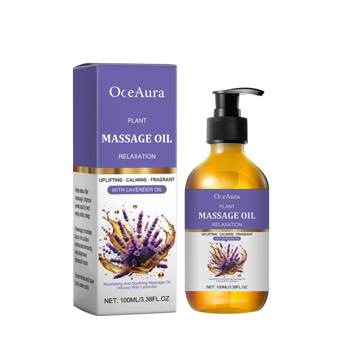 Lavender Massage Oil for Dry Skin and Stress Relief
