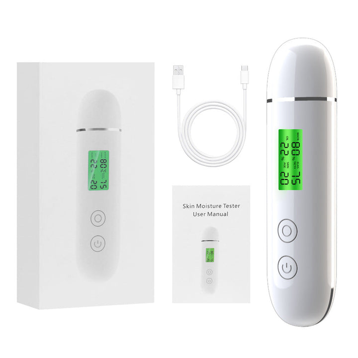 Skin Moisture Tester — Professional 10‑in‑1 Analysis