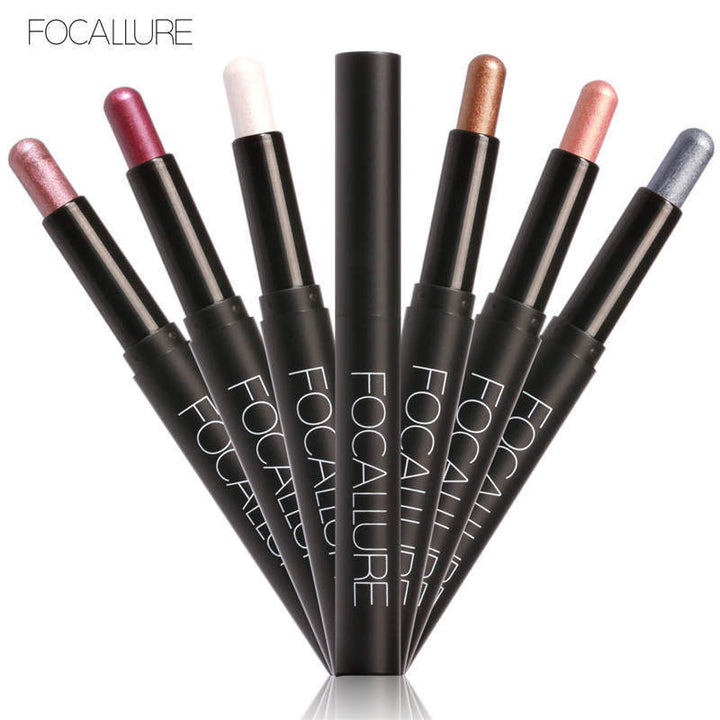12-Color Shimmer Eyeshadow Pencil Set for Quick Looks