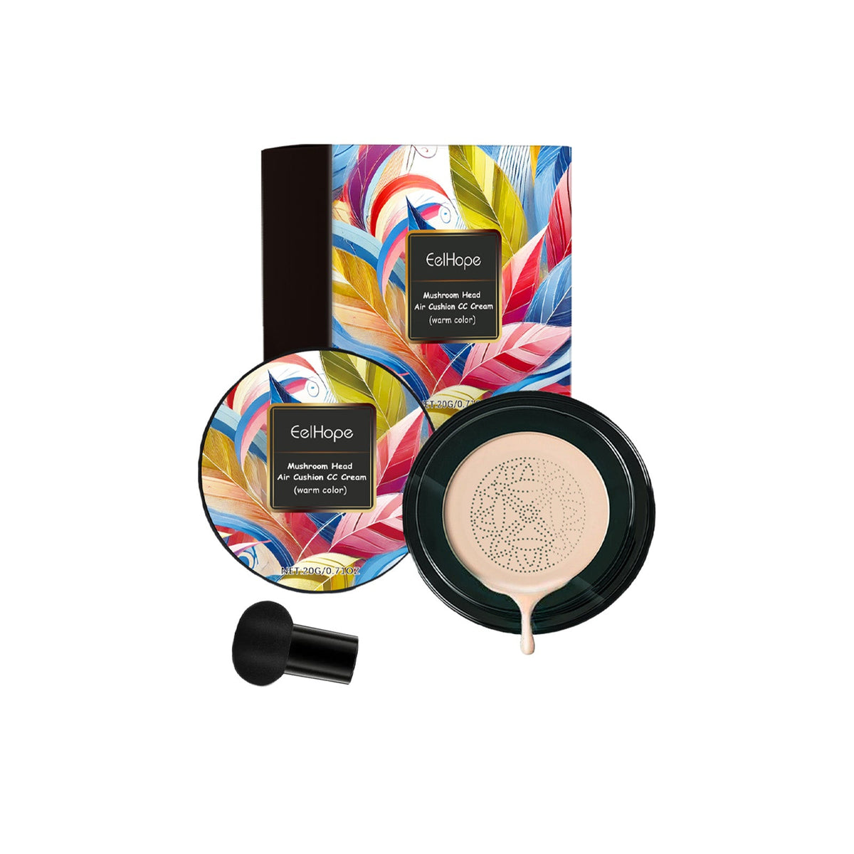 Mushroom Head Air Cushion CC Cream for Even Coverage