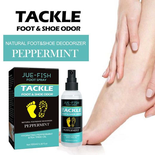 Foot Odor Spray — Natural Peppermint & Tea Tree Freshness