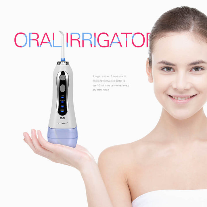 Cordless Oral Irrigator Water Flosser — 99.99% Plaque Removal