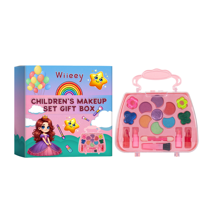 Kids Makeup Set Gift Box for Creative Dress-Up Play