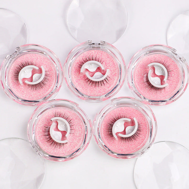 Self-Adhesive False Eyelashes for Glue-Free Volume