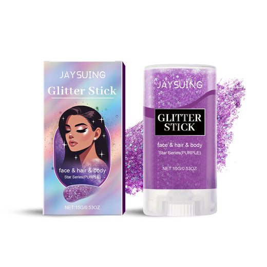 Purple Glitter Stick — Face, Body & Hair Shimmer | Jaysuing