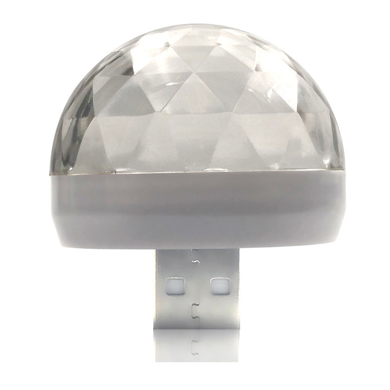 Mini USB Disco Ball Light – Voice-Controlled RGB Party