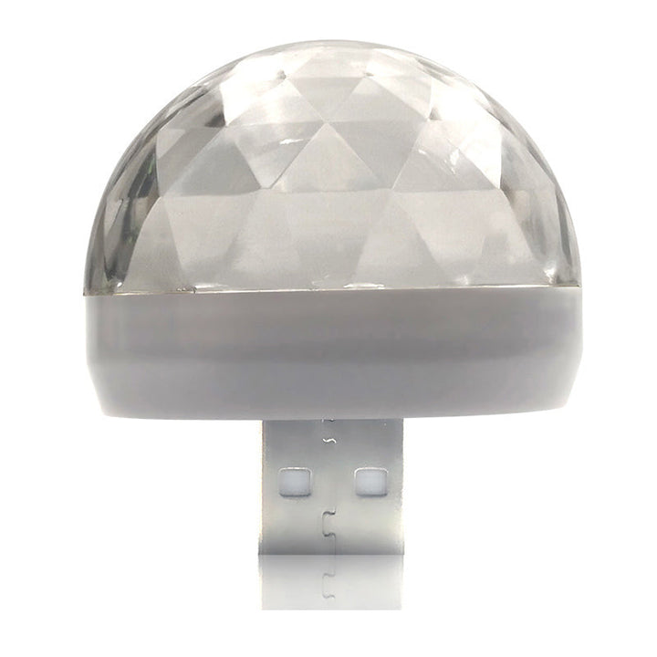 Mini USB Disco Ball Light – Voice-Controlled RGB Party