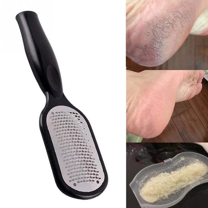 Stainless Steel Foot File for Smooth, Soft Dry Heels