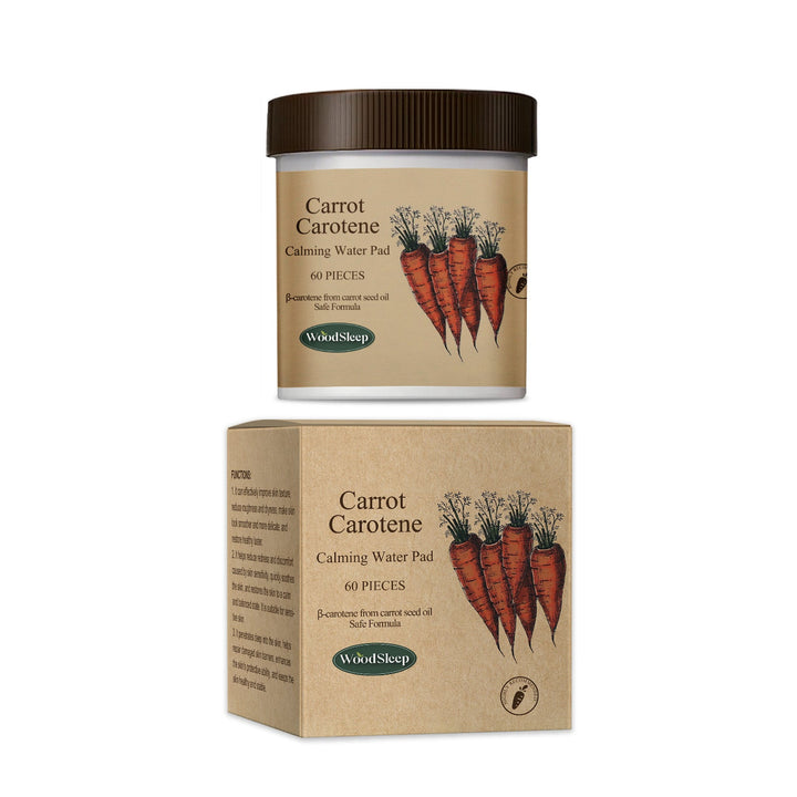 WoodSleep Carotene Water Pads for Barrier Repair, 60ct