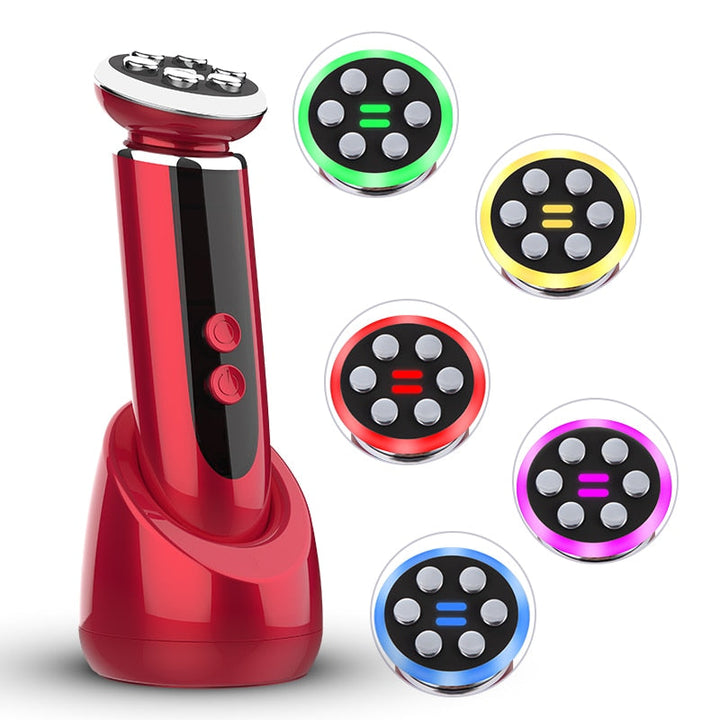 RF & LED Facial Lifting Device — Firm Skin in 5 Min Daily