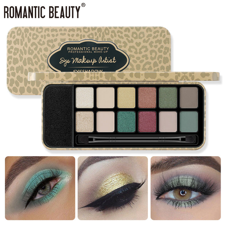 12-Color Eyeshadow Palette for Everyday to Bold Looks