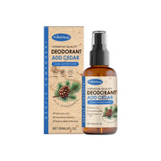 WoodSleep Cedar Magnesium Spray with packaging box displayed side by side