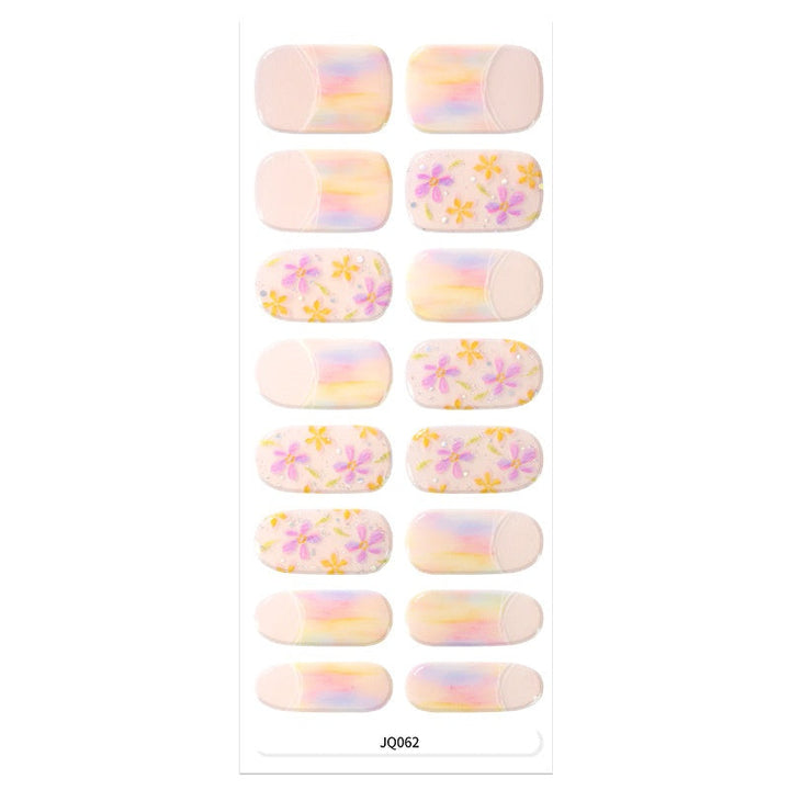 Semi-Cured UV Gel Nail Stickers — Salon Art in Seconds