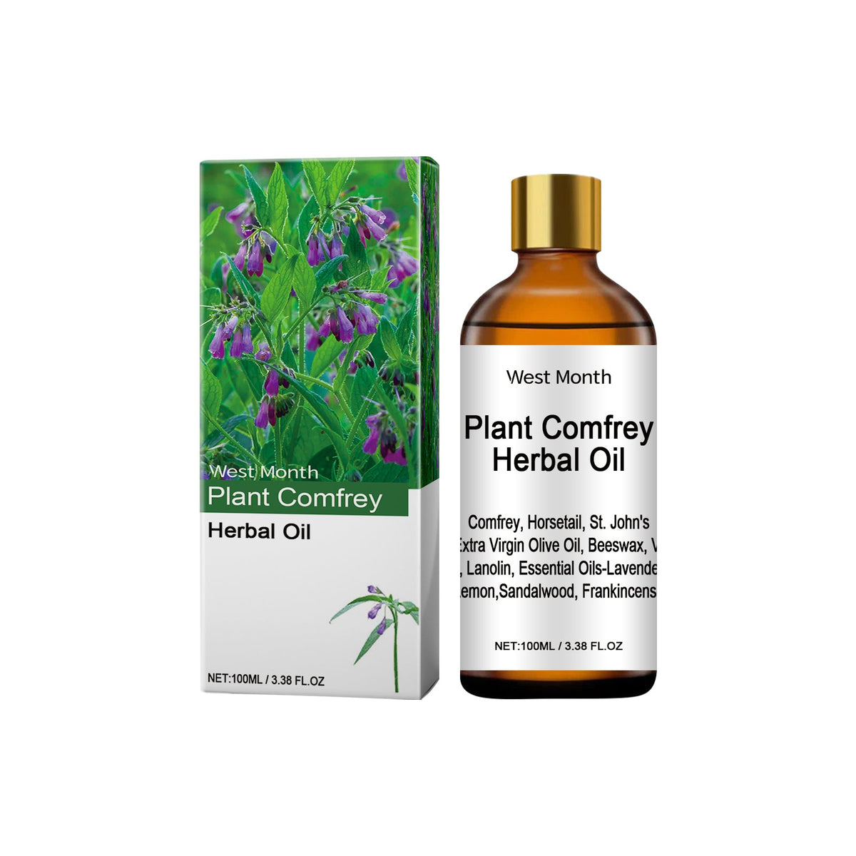 Herbal Joint Massage Oil for Stiffness & Mobility