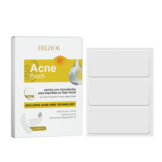 Back Acne Patches with Microdarts for Fast Clearing