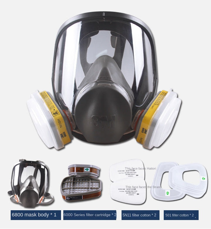 3M Mask 6800 Full Face Protective Mask Anti Paint Spray Odor