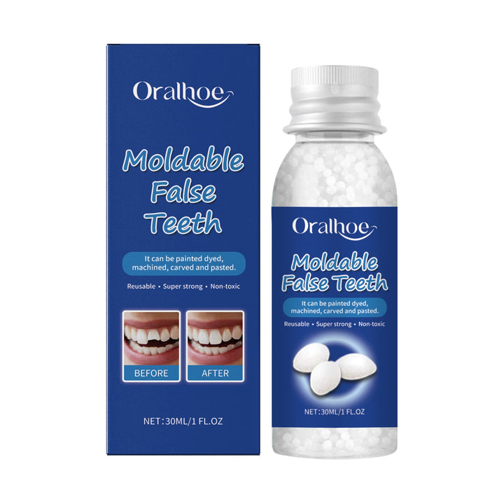 Moldable False Teeth Putty — Custom Temporary Tooth Repair