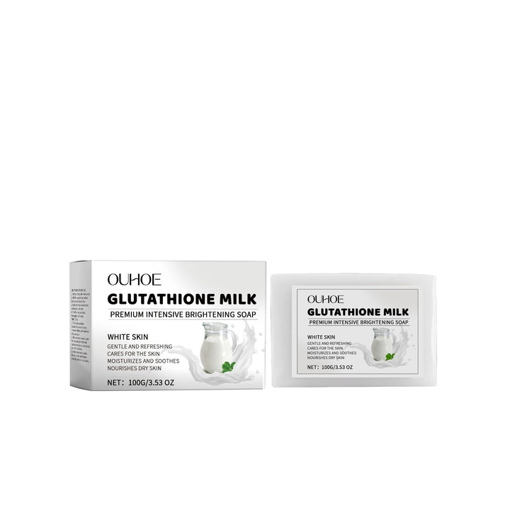 Milk Bath Soap Bar with Glutathione for Brighter Skin
