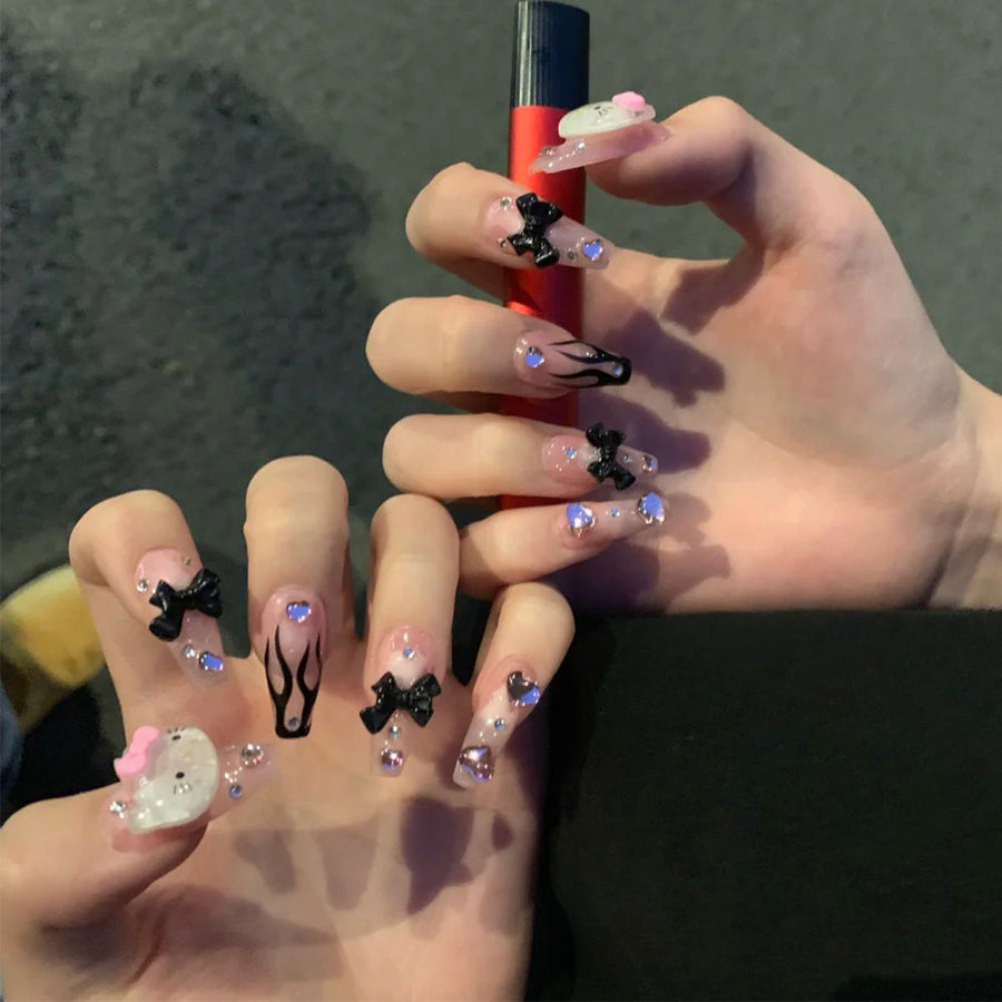 Y2K Press-On Nails for Instant Statement Nail Art