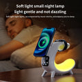 Wireless Charging Station — 6‑in‑1 with RGB Lamp & Clock
