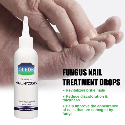 Nail Fungus Treatment Drops — Revitalize Brittle,