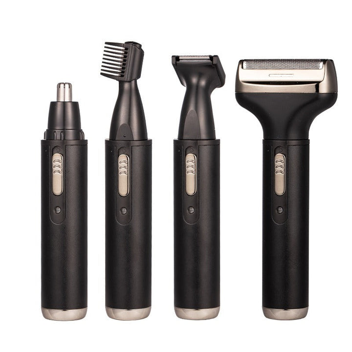 4‑in‑1 Electric Trimmer: Beard, Nose & Eyebrow Grooming Kit