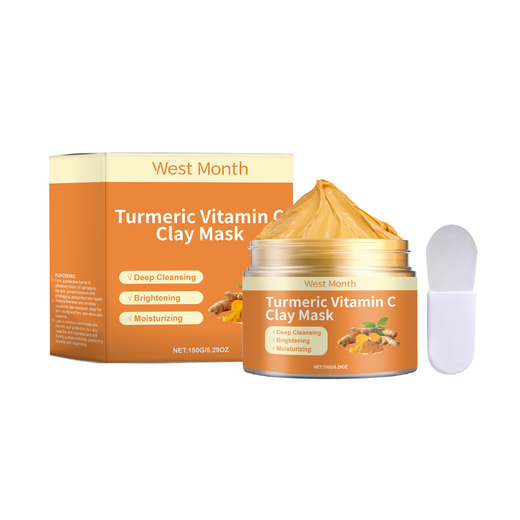 Turmeric Vitamin C Clay Mask for Brighter-Looking Skin