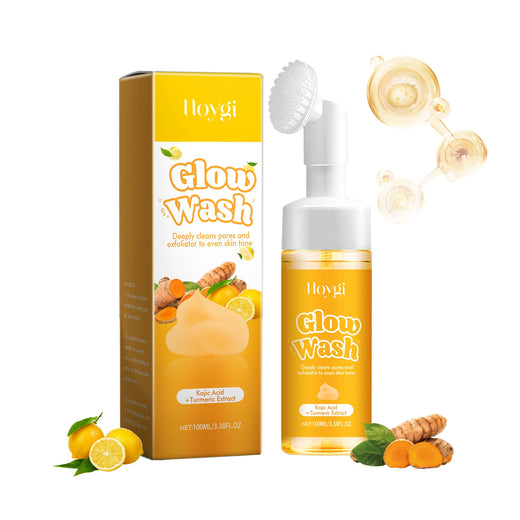 Turmeric Kojic Acid Cleanser With Built-In Brush