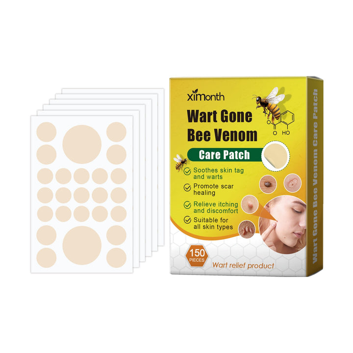 Bee Venom Verruca Patches for Warts & Skin Tags, 150 Pack