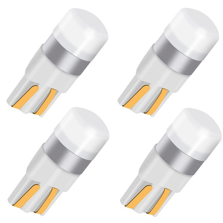 194 LED Bulb — T10 W5W 3030 10‑Pack Brighter Interior Light