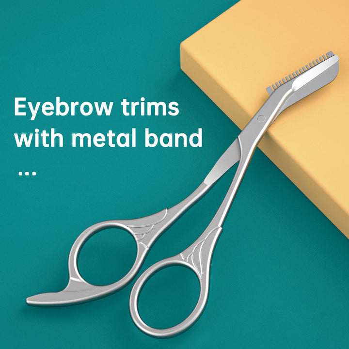Precision Eyebrow Trimmer Scissors — Salon-Quality Brow