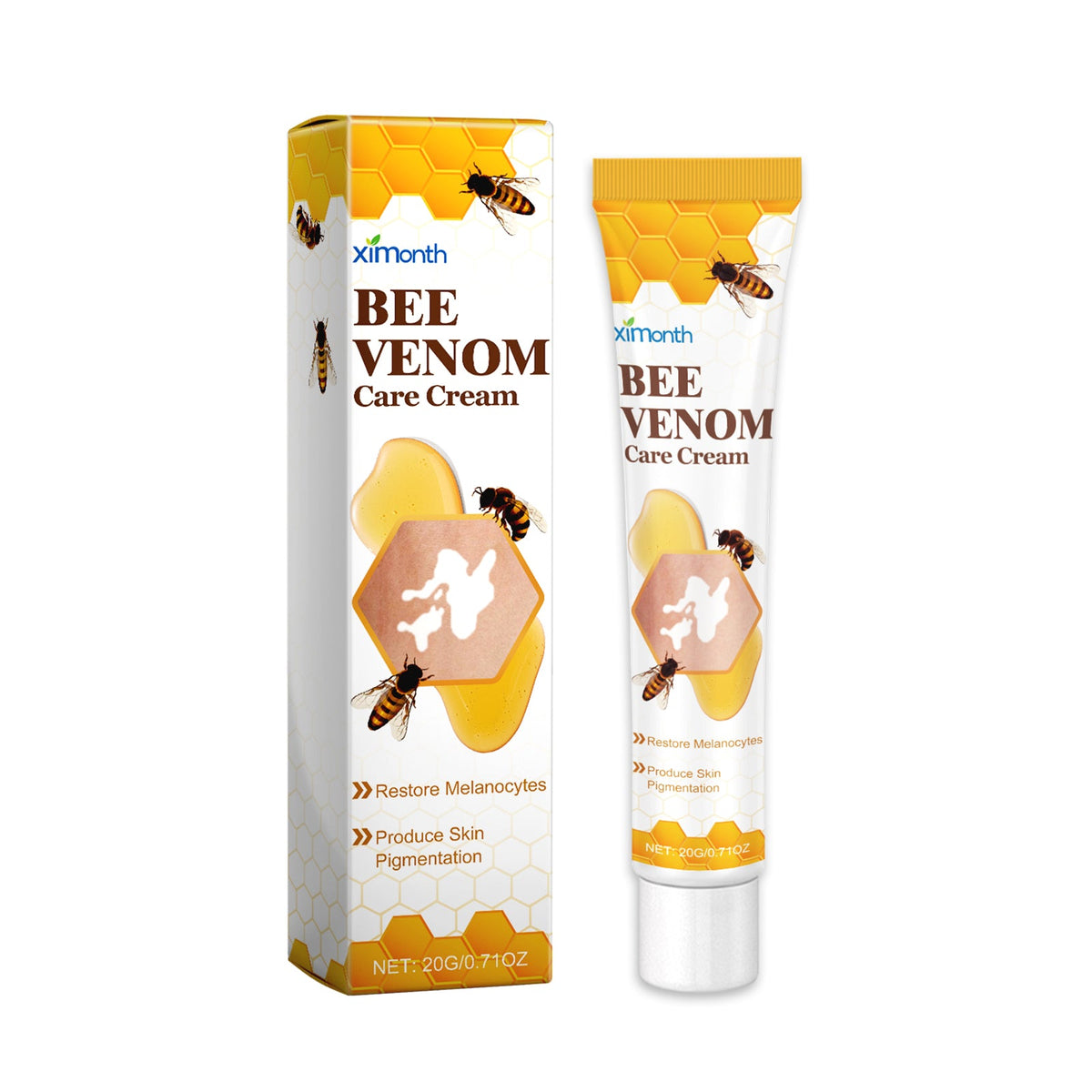 Bee Venom Cream for Visible Skin Tone Discoloration Care