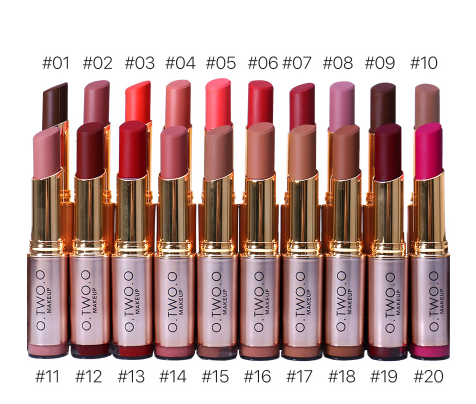 Matte Lipstick 20 Colors for Everyday and Bold Looks