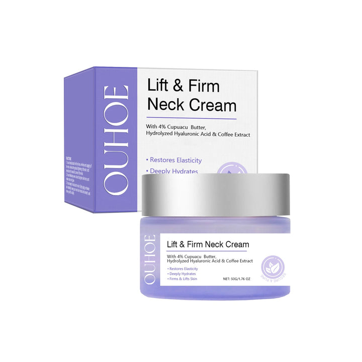 Neck Firming Cream with Hyaluronic Acid & Cupuaçu Butter