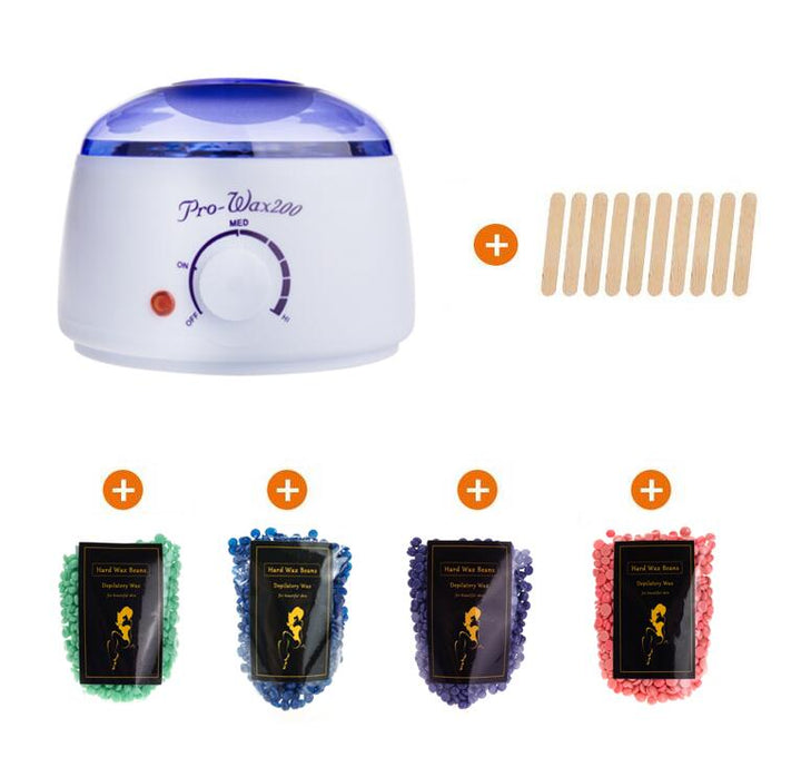 Electric Wax Heater – Salon-Quality Hair Removal at Home Kit